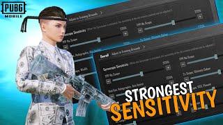 New Best Strongest sensitivity + Control Code For PUBG Mobile 2024| New 3.2 update 