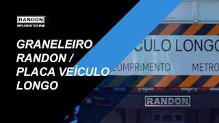 Graneleiro Randon | Placa Veículo Longo