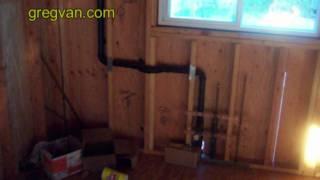 Drilling Through King Stud Framing for Plumbing Waste Pipes