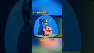 SpongeBob ripped off Mr. Krabs' outer shell. But strangely#cartoon #funny #spongebob #movie