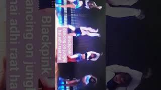 blackpink dancing on jungle hai adhi raat hai # blackpink #allmembers #shreyayt