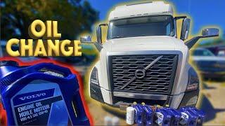 First Oil Change In 3 YEARS | Volvo VNL Semi Truck Preparation For Owner Operator | OTR BigRig DIY