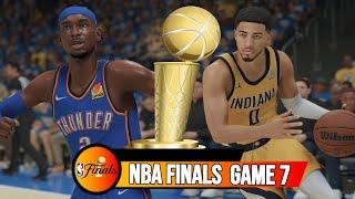 NBA Finals 2025 Game 7 - Thunder vs Pacers Full Game Highlights (NBA 2K25 Sim)