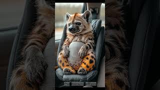 Hyena Goes for a drive #shorts
