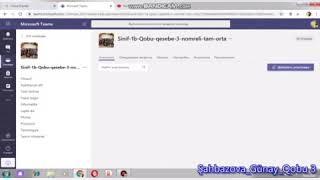 Microsoft Teams proqramında komanda daxilində bəzi işlərin aparılması