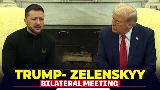 US Prez Trump, Ukrainian Prez Zelenskyy hold bilateral meeting at Oval office| Minerals Deal