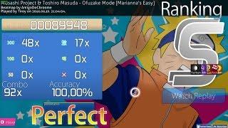 Tiroy | Musashi Project & Toshiro Masuda - Ofuzake Mode [Easy] +HD,HR,DT,FL 100%