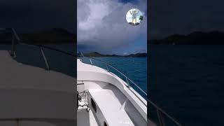 Power Boat ride to island La Digue