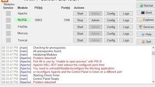 ERROR||XAMPP ||  port 80 in use by unable to open process with pid 4