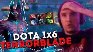 Серега Пират играет на ТБ в доту 1x6 / DOTA 1x6 / Terrorblade