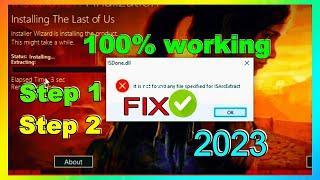 isdone.dll it is not found any file specified for isarcextract.2023