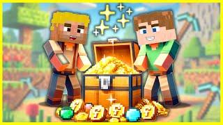 EFEKAN VE ALPEREN HAZİNE BULDU, ÇOK ZENGİN OLDU!  - Minecraft ZENGİN FAKİR HAYATI