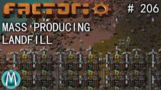 [Factorio 1.1 4K] Angel/Bobs Ep 206: Mass Producing Landfill