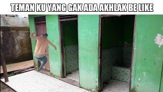 Berak Di WC Sekolah Moment....