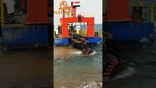 Dredging Deep: A Fascinating Look at a Cutter Suction Dredger at Work!