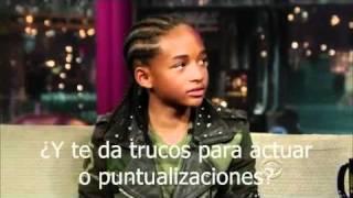 Entrevista [subtitulada al español] a Jaden Smith en el show de David Letterman