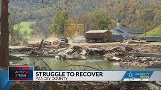 'Mind-boggling' devastation left in the wake of Helene in Yancey County