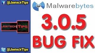 Malwarebytes Premium 3.0.5 fix - How to  (1-27-2017)