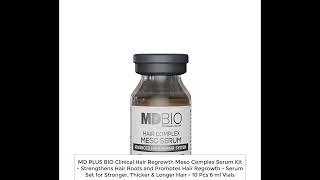 MD PLUS BIO Clinical Hair Regrowth Meso Complex Serum Kit - Strengthens Hair Roots