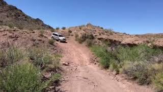 Lexus GX 470 DAC, at Boathouse cove rd, NV. Lake Mead rec area.  atrac, rock climb