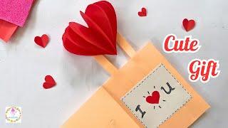 DIY Valentine's Card Magic in 5 Minutes ️ | How to make an Easy Heart Greeting Card