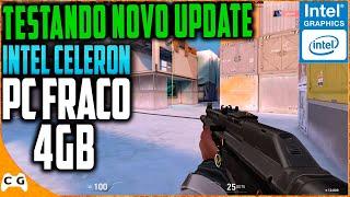 VALORANT Em PC Fraco 4gb de RAM Sem Placa de Vídeo Intel HD Graphics Testando Novo Update