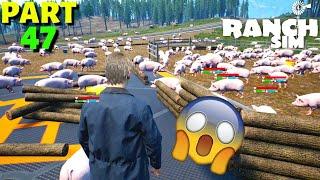 Buying 1500 PIGS Worth Almost 5 Lakh Dollars - Ranch Simulator - PART 47 (HINDI)2021