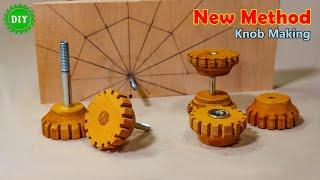 Wooden Knobs Making - New Method