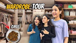 Wardrobe Room Tour at Friend’s House|First Time Life mein OJREE Khai|Sistrology