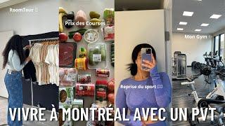 LES TARIFS POUR VIVRE À MONTRÉAL  ll PVT CANADA  II Room Tour , Courses  et Loyers  