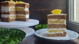 ТРОПИЧЕСКИЙ ПОСТНЫЙ ТОРТникто не поверит что он постныйTropical lean cake