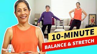 10-Minute Balance and Stretch Workout