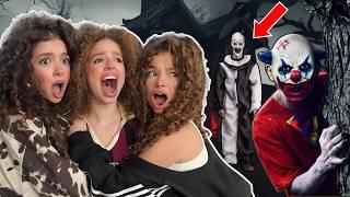 WE SURVIVED 4 HAUNTED HOUSES!