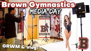 D1 GYMNASTICS MEDIA DAY VLOG ~ Brown University Senior!