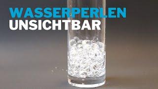 Gelperlen unsichtbar machen - Experiment zum Nachmachen