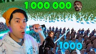 1000 ДЖЕДАЙ VS 1 000 000 ЗОМБИ 