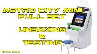 Sega Astro City Mini FULL SET!! - Unboxing and testing