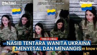 Tentara Wanita Ukraina Nangis, Akui Tertipu oleh Propaganda di Tiktok