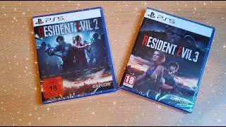 Unboxing ~ Resident Evil 2 Remake & Resident Evil 3 Remake ~ Sony PlayStation 5 (German)