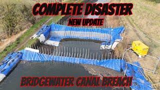 BRIDGEWATER CANAL BREACH !!! Wow Dead Fish At The Cofferdams NOW