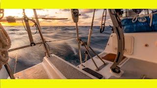 Awesome downwind solo sailing.  (Learning By Doing Ep187)
