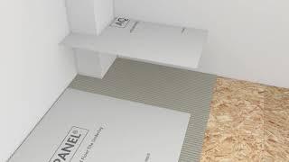 Installation of Knauf Aquapanel® Cement Board Floor Tile Underlay DIY (UK & Ireland)