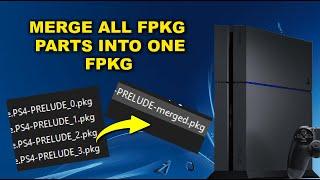 How to Merge a Split PS4 Game PKG into One PKG