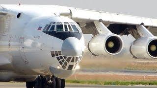 Ilyushin  IL-76TD ил 76  Takeoff [HD]