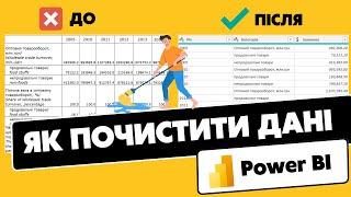 Підготовка та Очищення даних в Power BI (Power Query Editor) - Аналіз даних українською