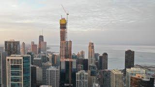 Devodare Drones Chicago- Jeanne Gang's St. Regis Chicago Under Construction (Formerly Vista Tower)