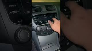 2003-2007 Honda Accord locked radio fix