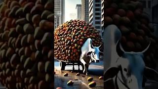 "This Cow Had a Dream — Until Mischievous Monkeys Showed Up!"#cow #monkey #story