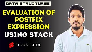 Evaluation of Postfix Expression using Stack | Data Structure