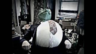 Frog Inflates Until He Bursts  ( Balloon Belly Popping ) Copyright Aesop FrogOx 2015